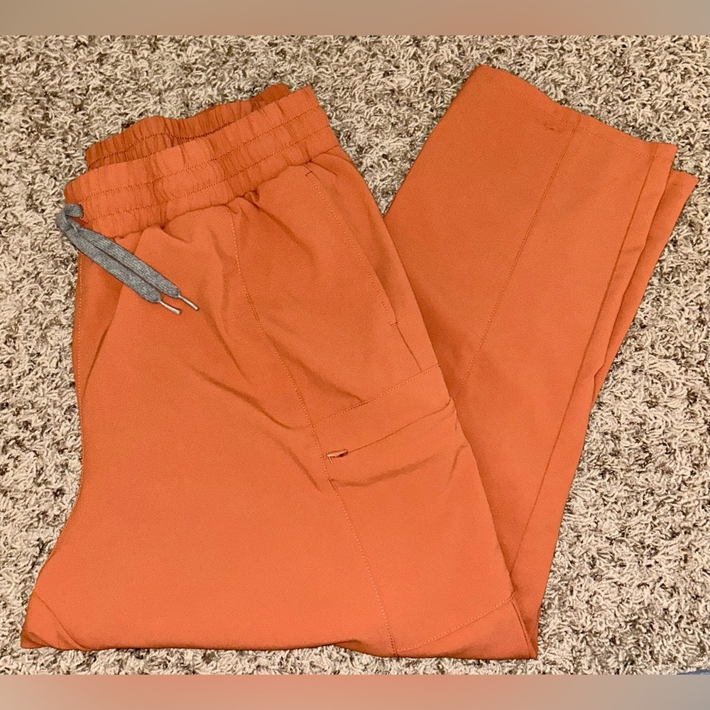 Women’s WonderWink Renew Clay Colored Scrub Pants Size 1X Petite